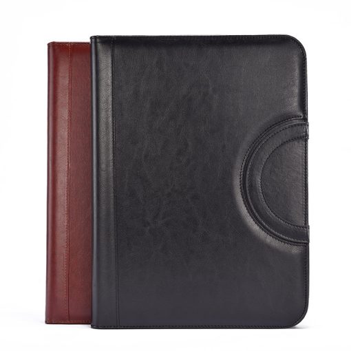 zippered portfolio with handle