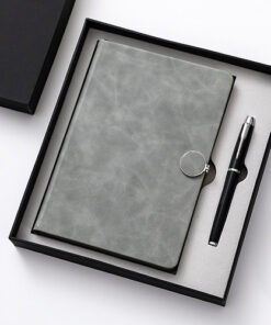 A5 notebook with round buckle