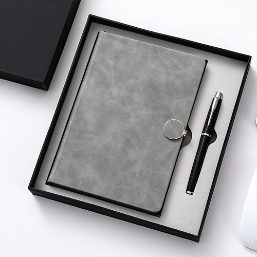 A5 notebook with round buckle