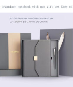 PU leather notebook gift set