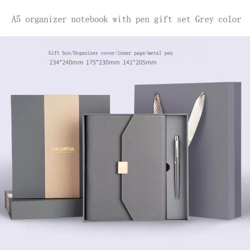 PU leather notebook gift set