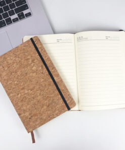 cork wood notebook