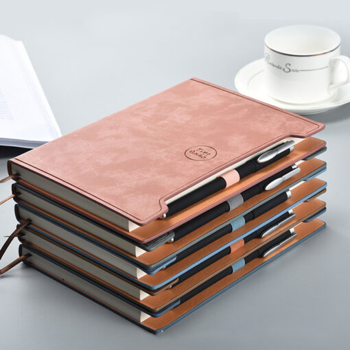 A5 notebook with pen slot