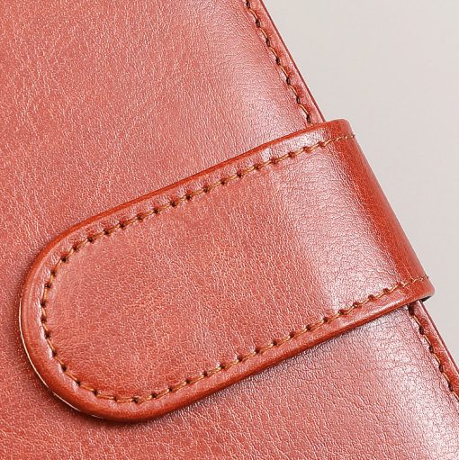 A4 leather folio