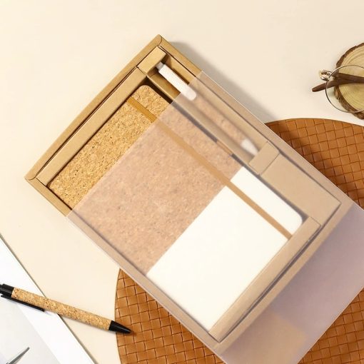 Eco-friendly cork notebook