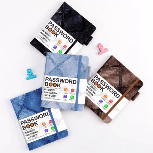 family password organizer with section tabs