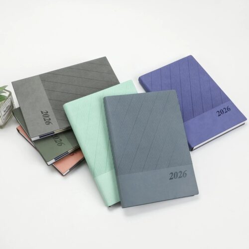 soft cover PU leather 2026 diary