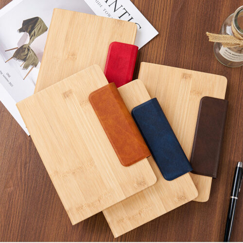 bamboo magnetic notebook