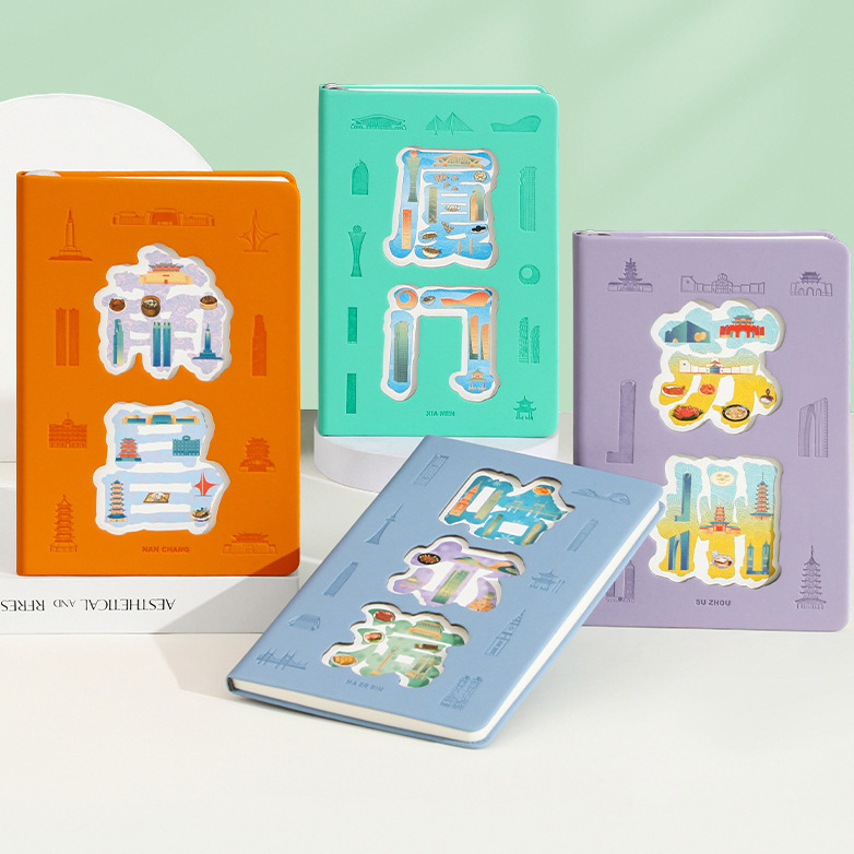 cut out notebook Promotional Notebook with Custom Cut-Out