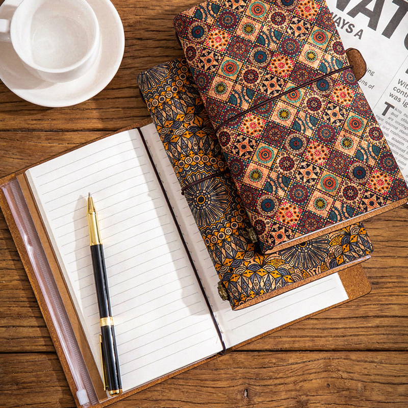 Bohemian Notebook Wholesale cork notebook for Amazon sellers