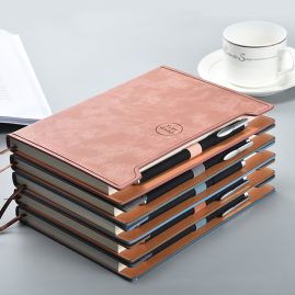 A5 notebook with pen slot