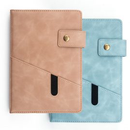 PU planner with pocket