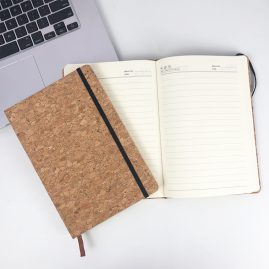 cork wood notebook