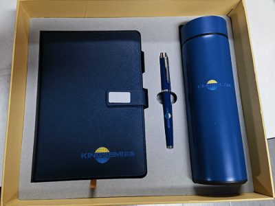 notebook pen and tumbler set