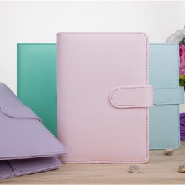 pink macaron organizer cover